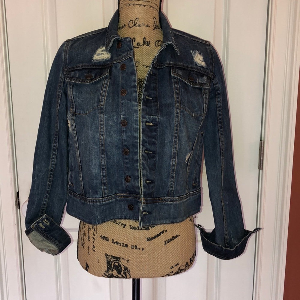 A Pea in the Pod Maternity Jean Jacket